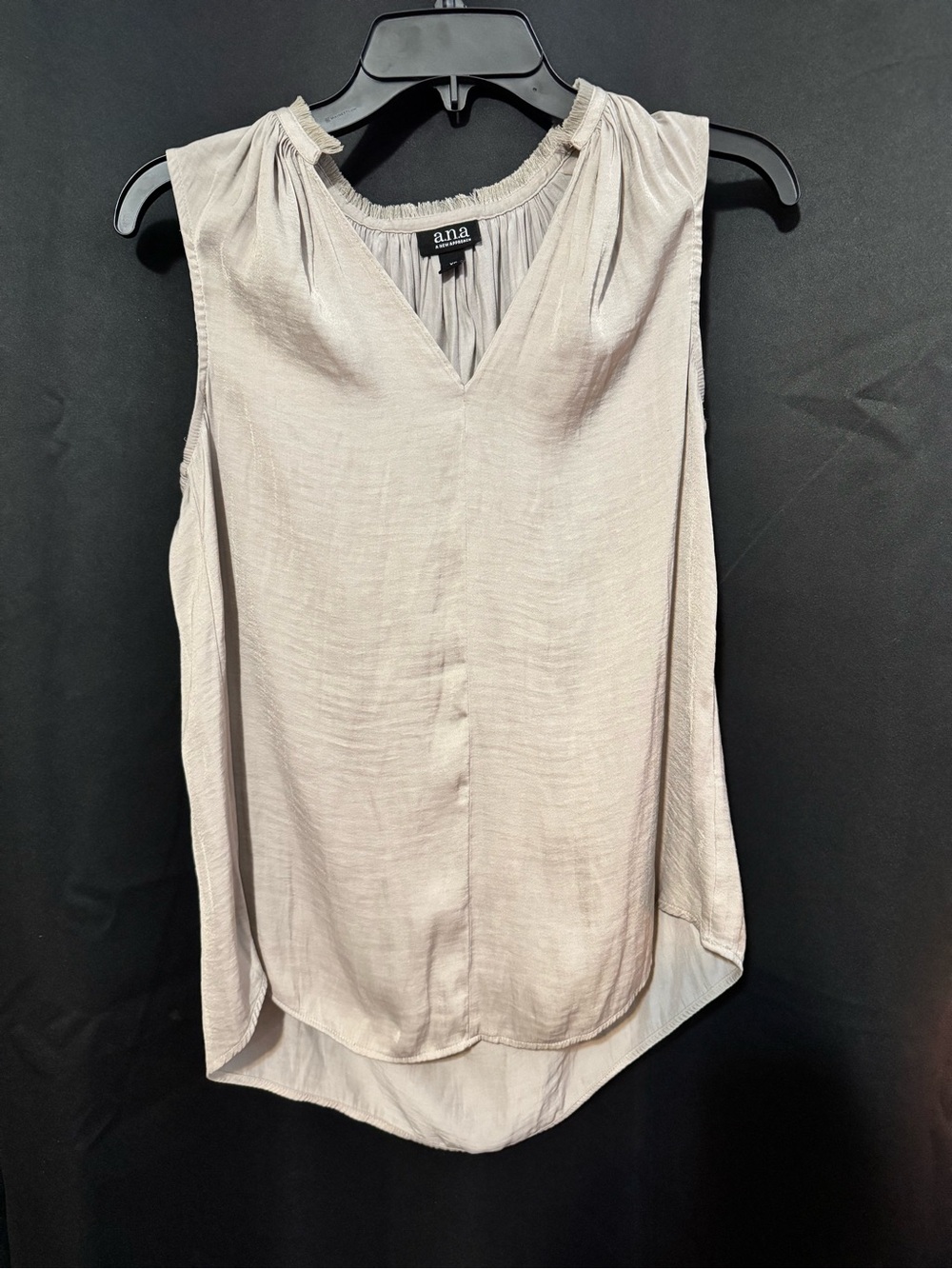 a.n.a Light Beige V-Neck Sleeveless Camisole